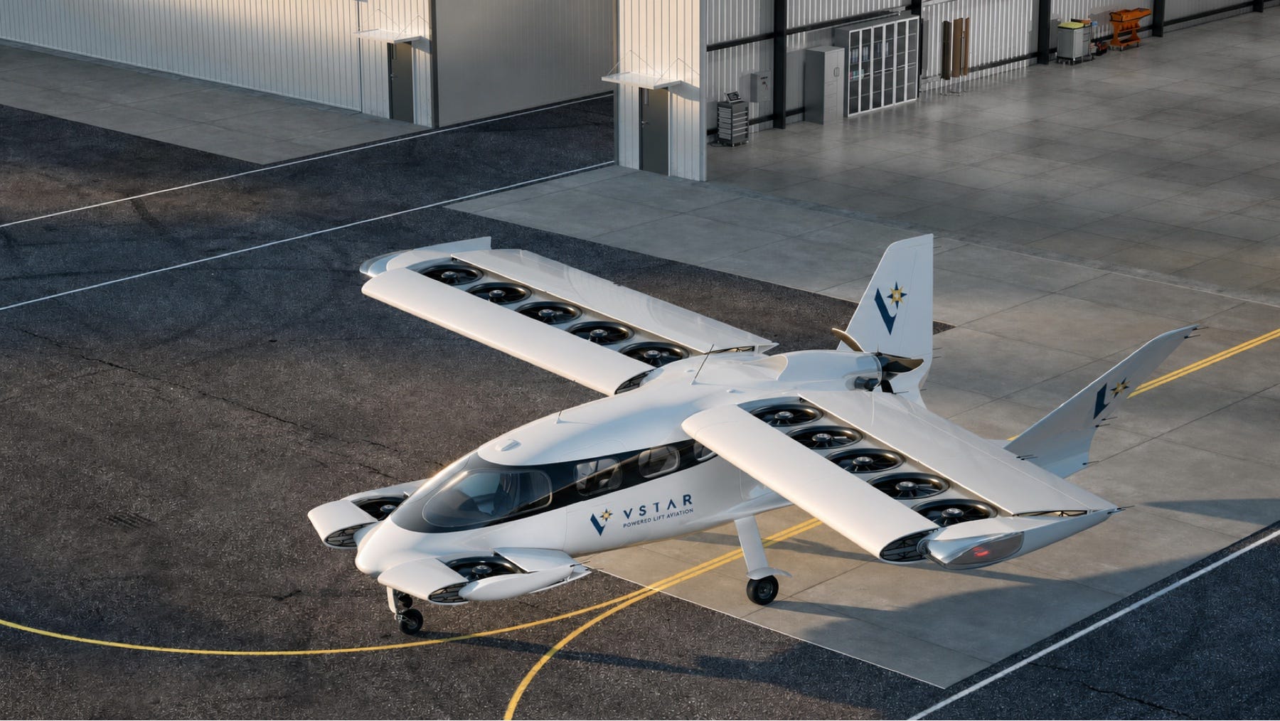 Cavorite X7 混合電動飛機宣傳示意圖