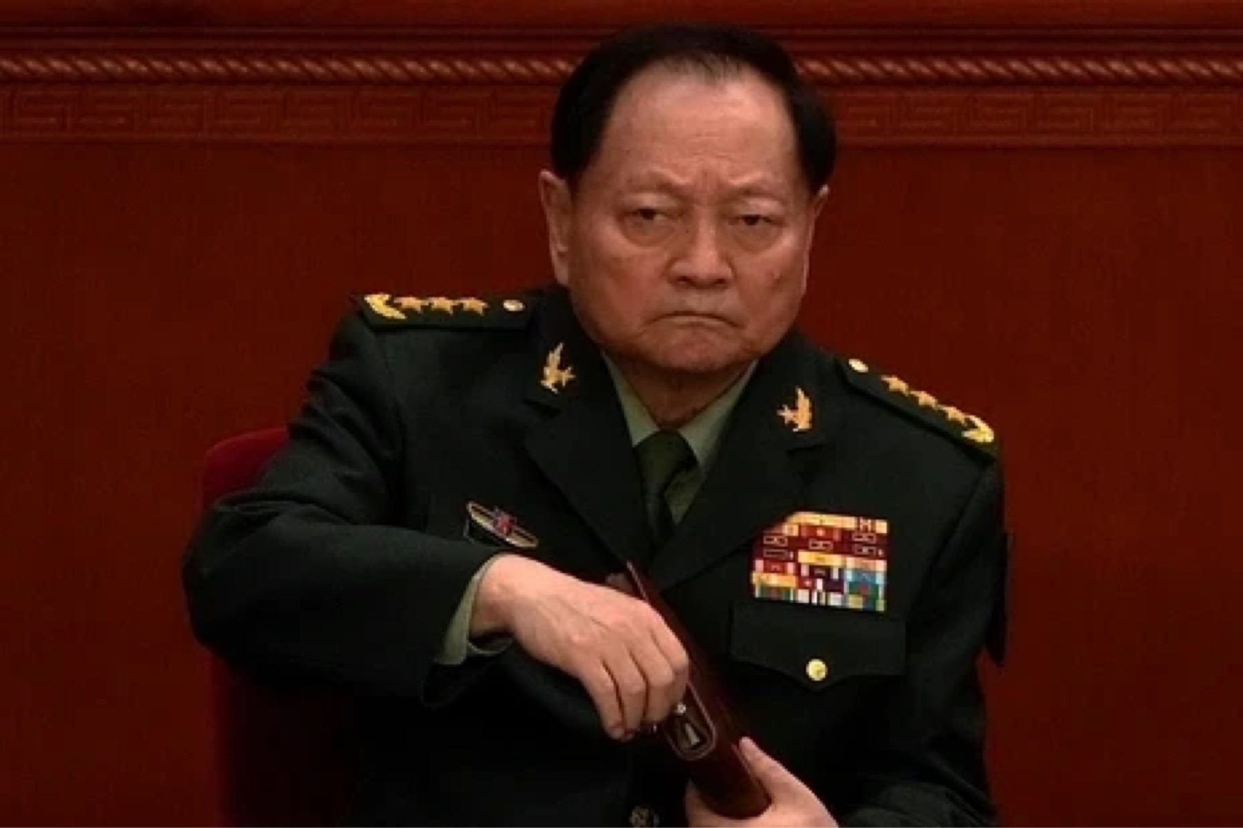 出席會議的中國高階軍官